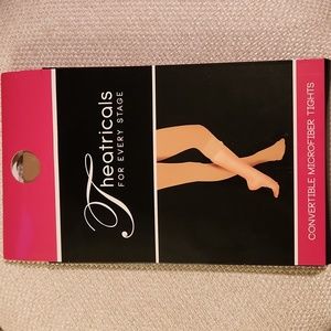 Theatricals Convertible Microfiber Suntan Tights 1X/2X NWT